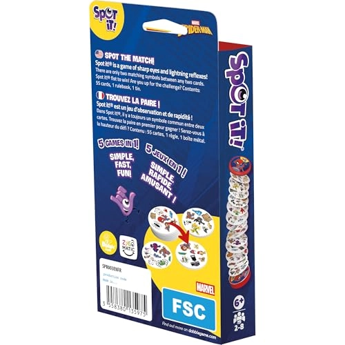 Spot It! Spider-Man - Card Game