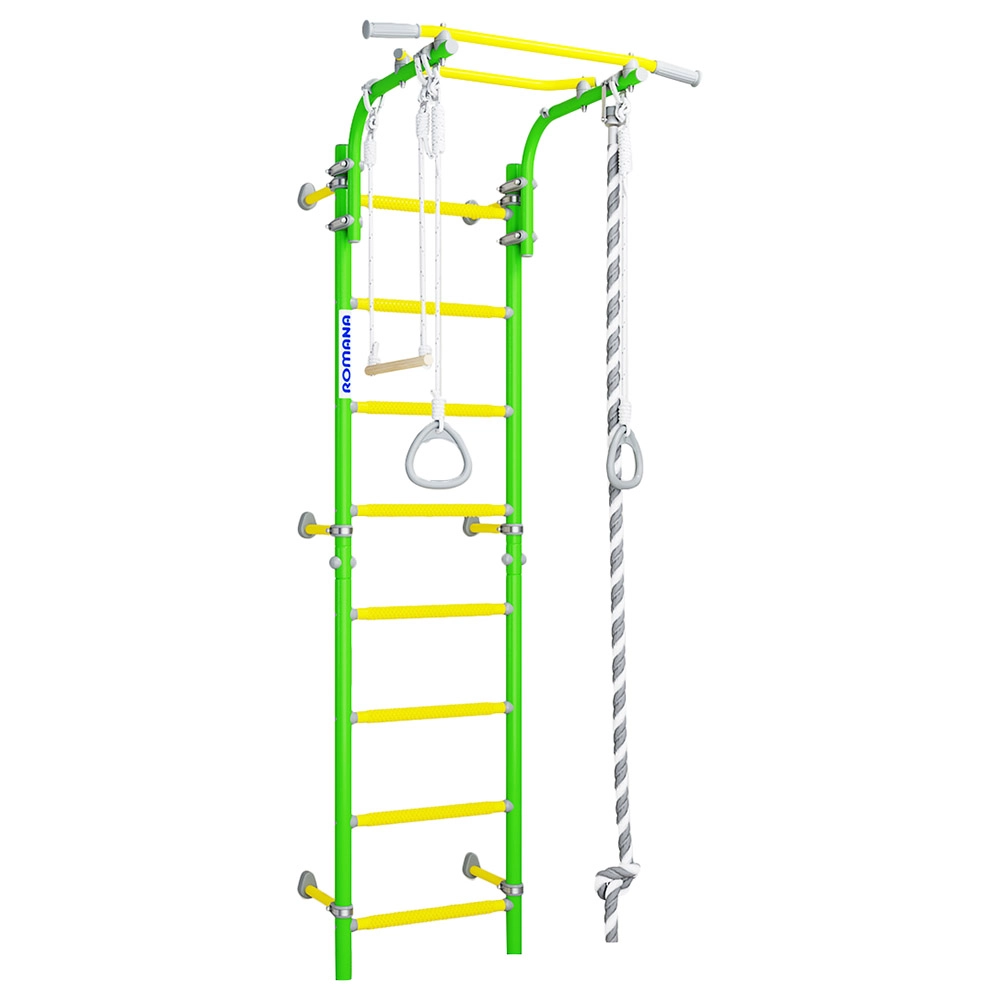 Romana Next Top Wall Bars - Green Apple Suitable for 3 years and above