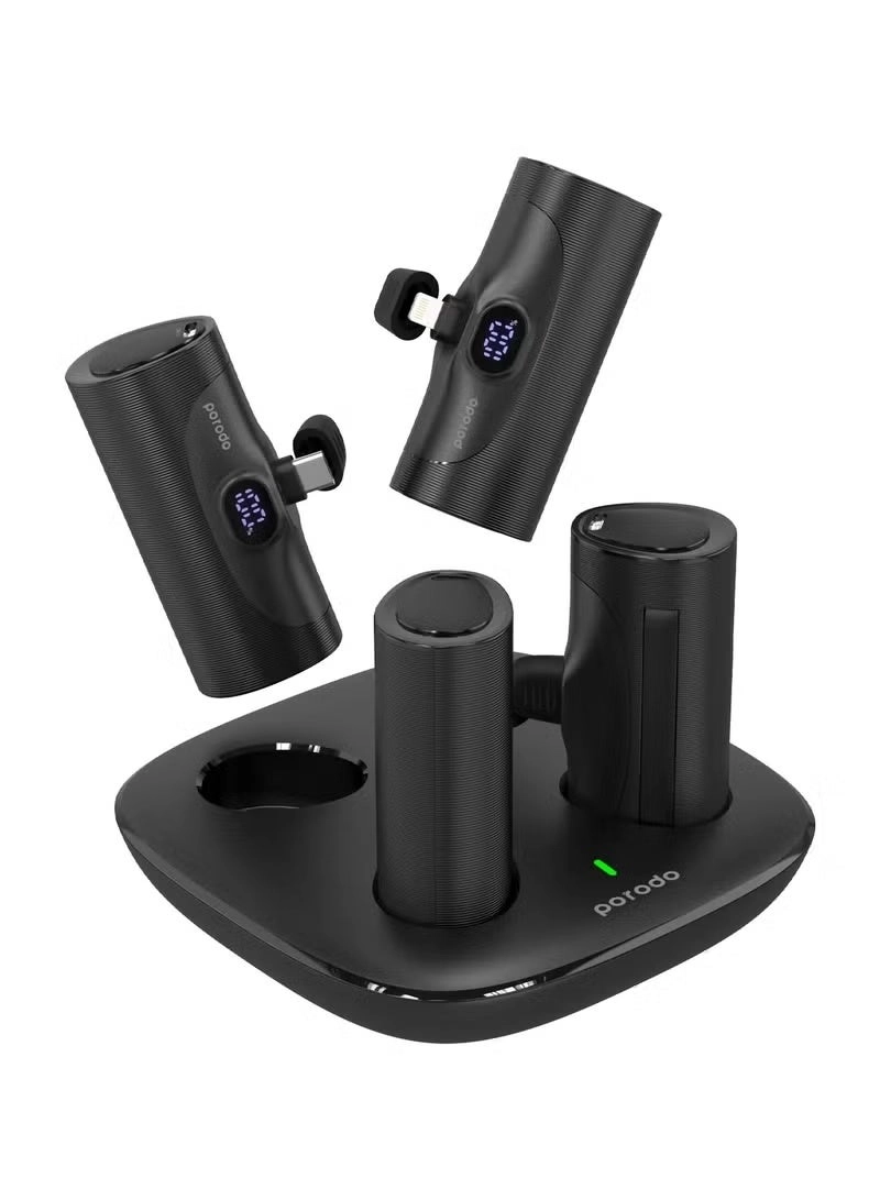 porodo Blue 4-in-1 Station - 5000mAh 20W