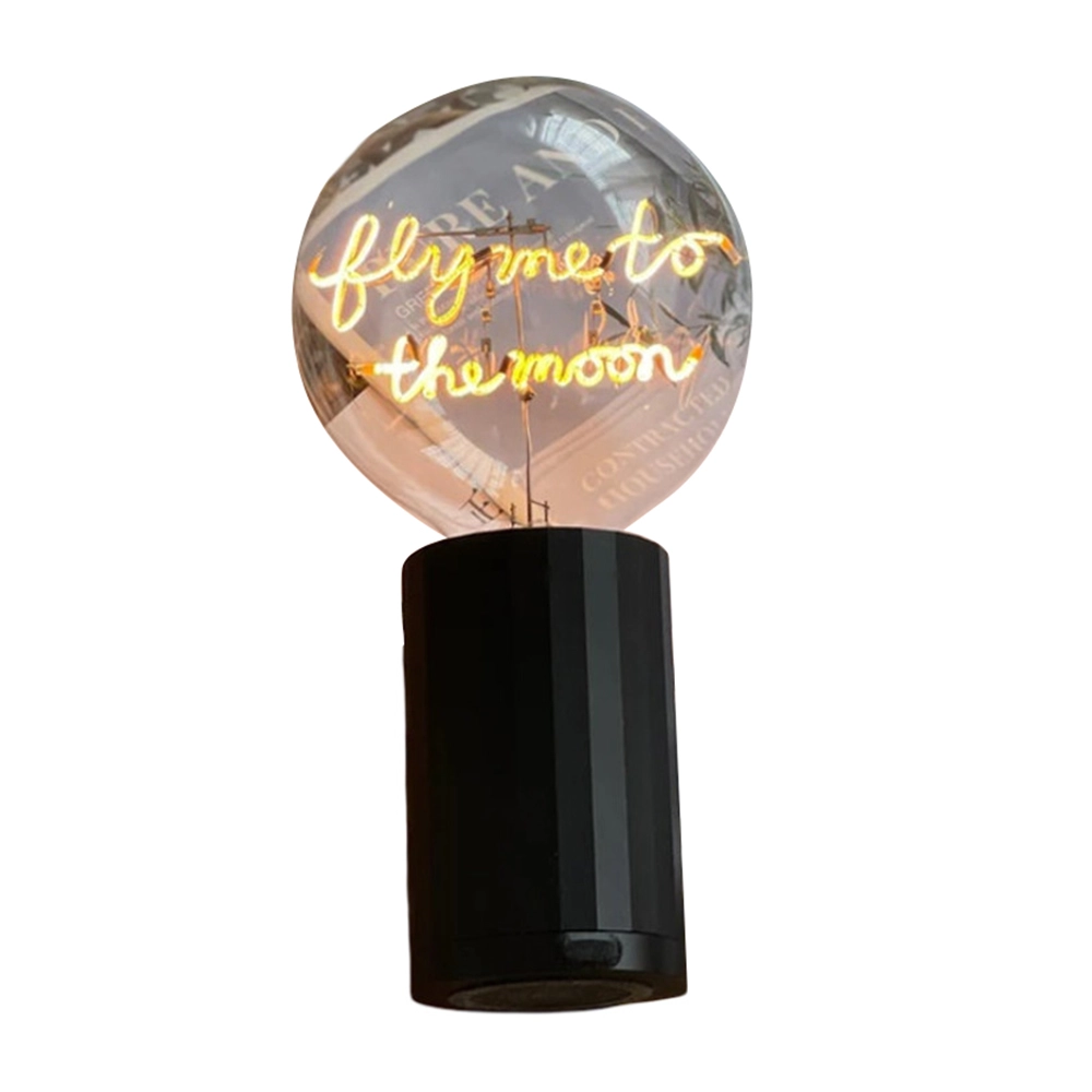 MESSAGE IN THE BULB Fly me to the Moon - Portable Bulb warm