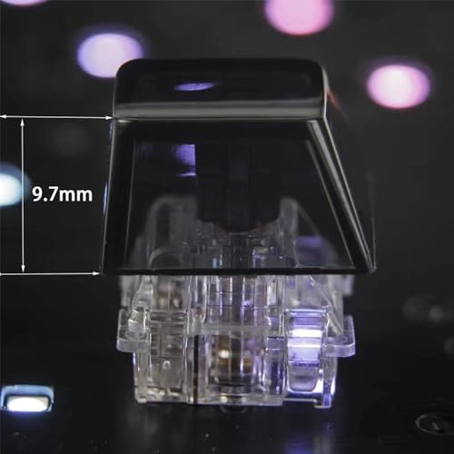 Blank Keycaps - 1U Cherry R4 20pcs Transparent