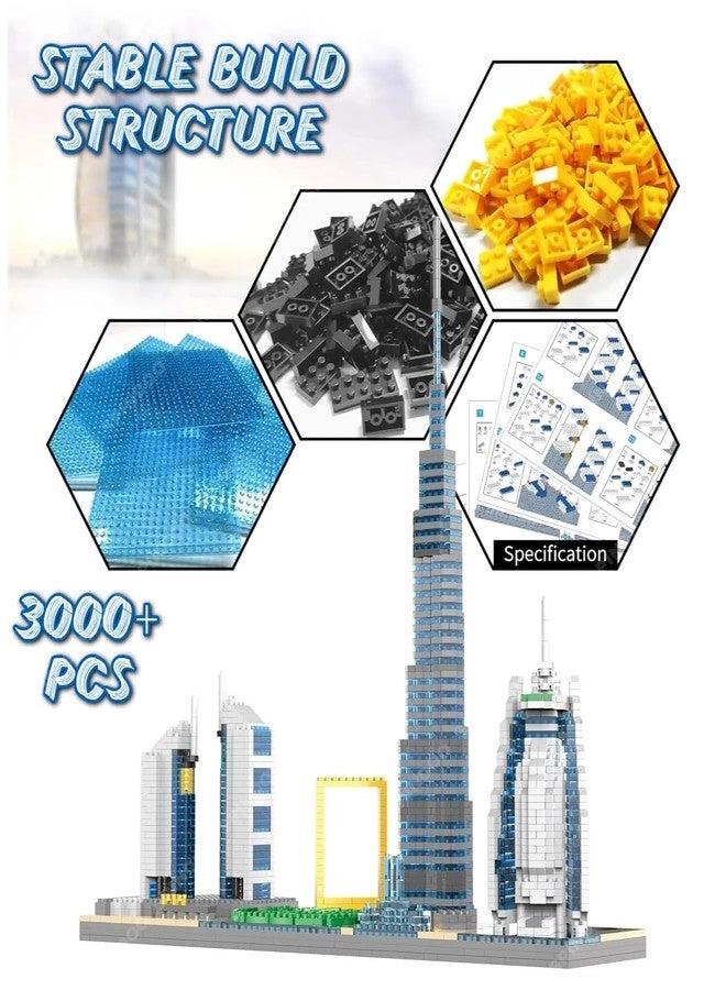 Skylines Series Dubai Skyline - 3000+ pcs