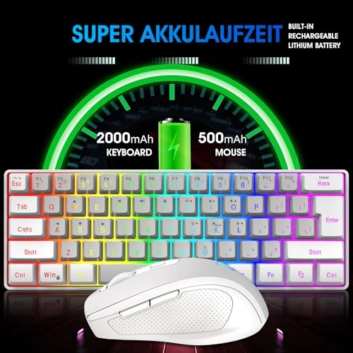 2.4G Wireless Gaming Keyboard and Mouse Combo - Wired