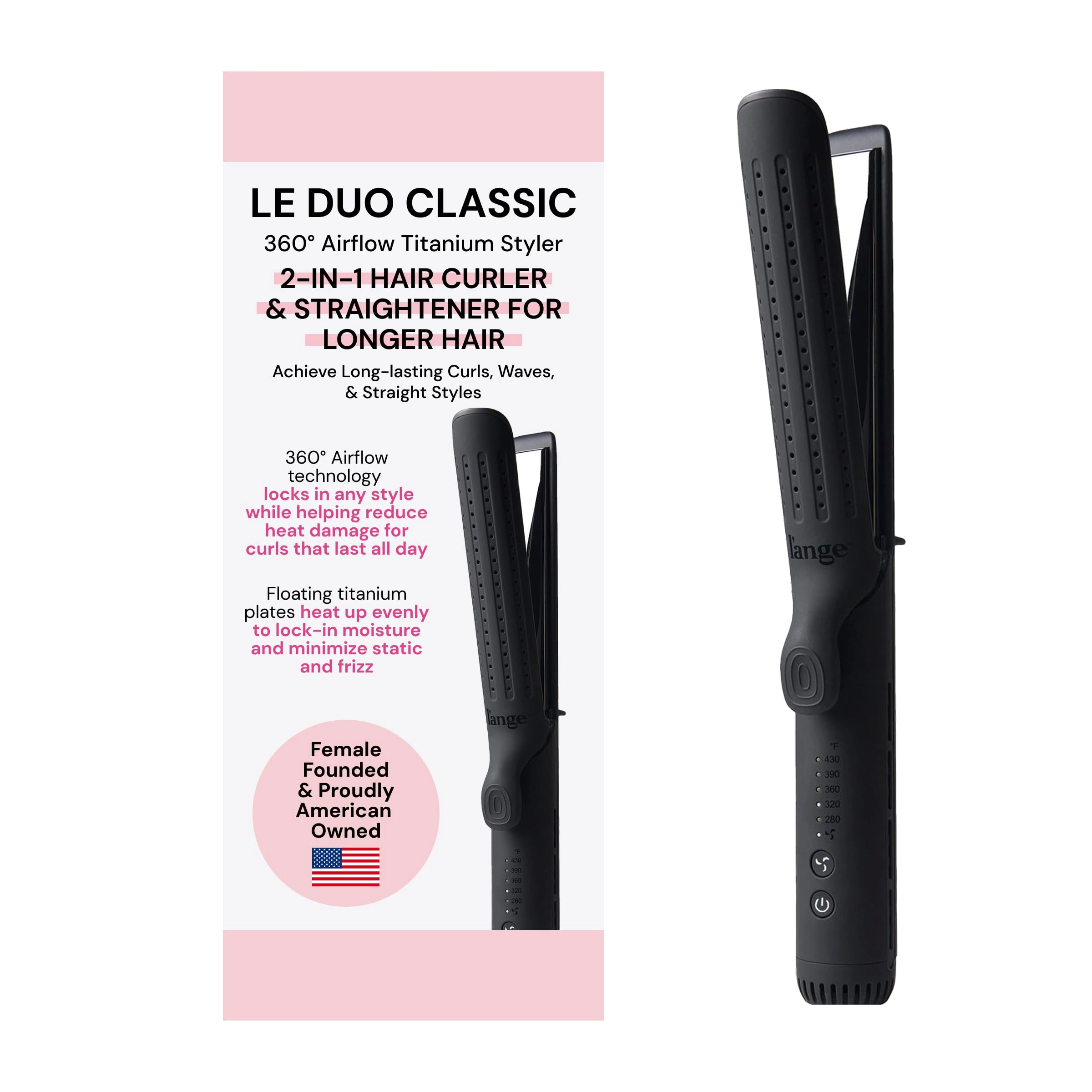 l'ange hair Le Duo Grande - 1 Inch 5.3" Plates