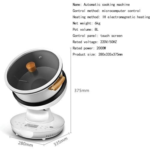 Automatic Cooking Machine - 8L 2000W