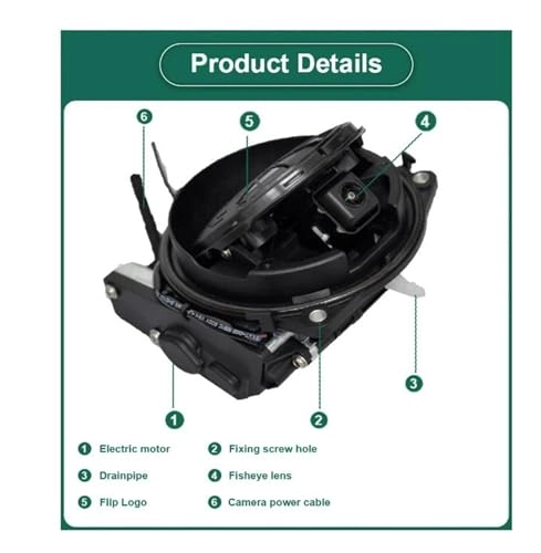Car Reversing Camera - Night Vision Wire 1920*1080 Pixels