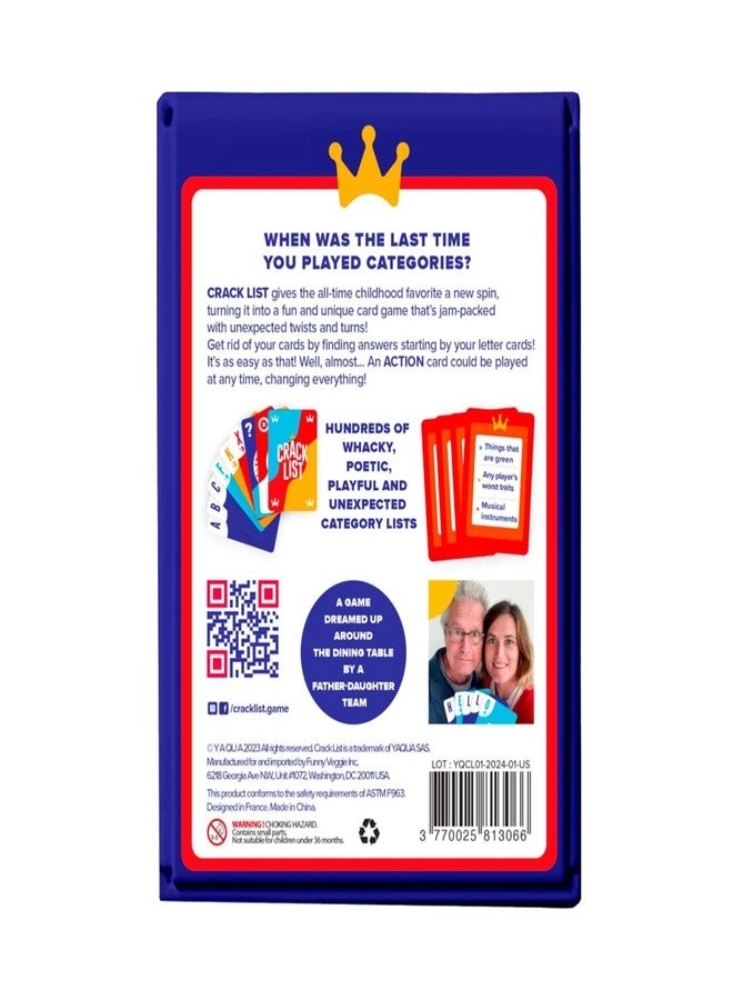 Crack List - Card Game