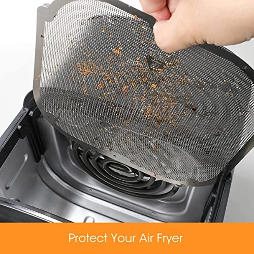 Air Fryer Splatter Guard - Stainless Steel 1 x air fryer grid and 4 x heat resistant magnets