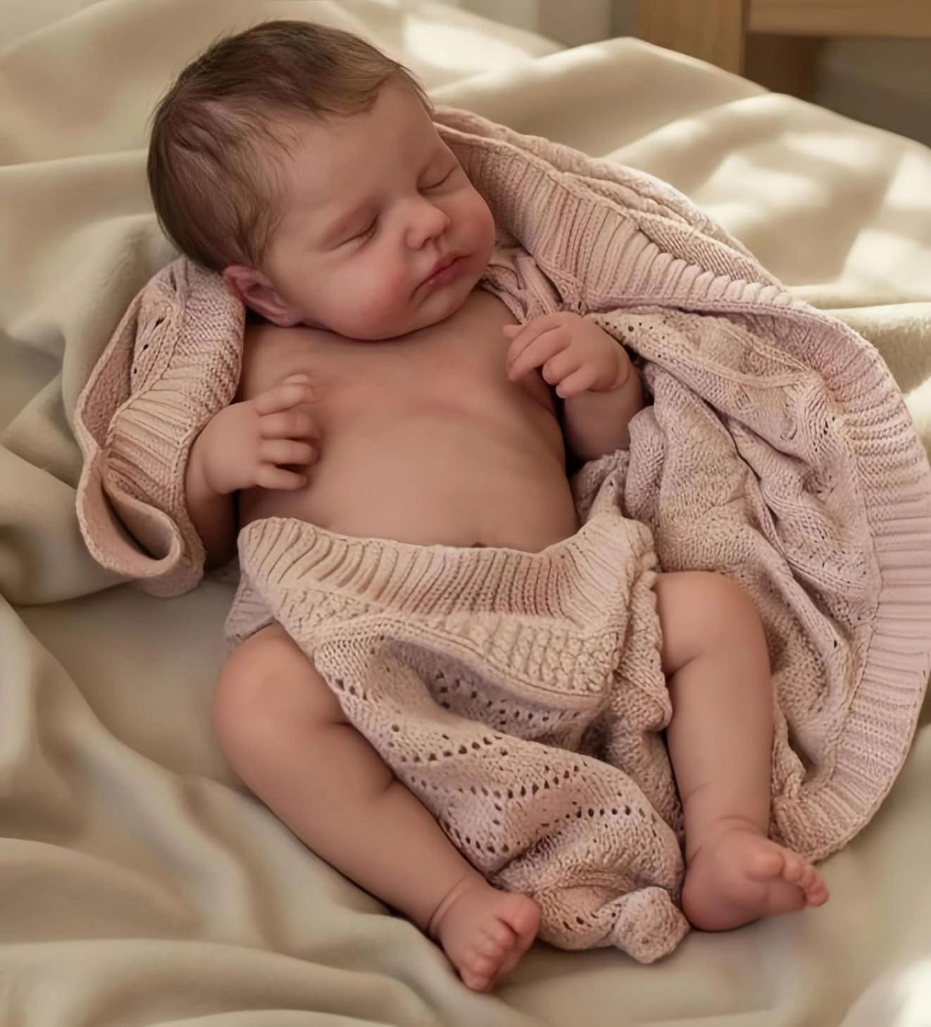 Reborn Baby Doll - 50 cm Silicone Ages 3+