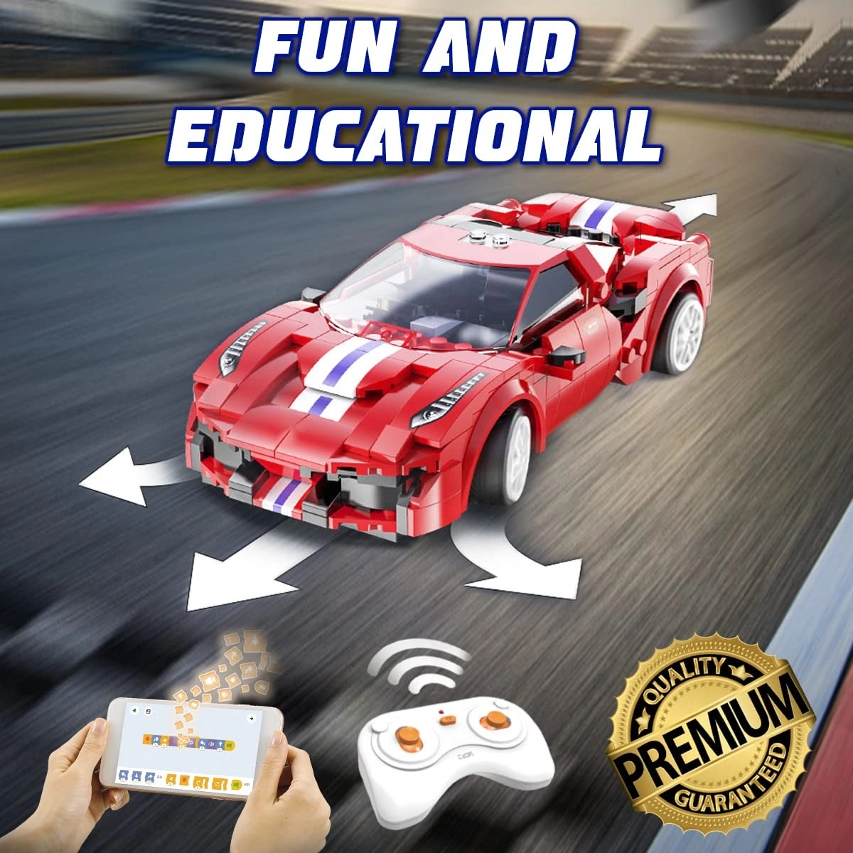 RC Car Building Kit - 306 pcs