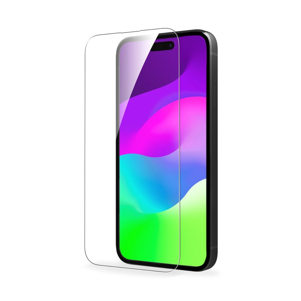 Baykron HD Clear Tempered Glass Screen Protector for iPhone 15 Plus
