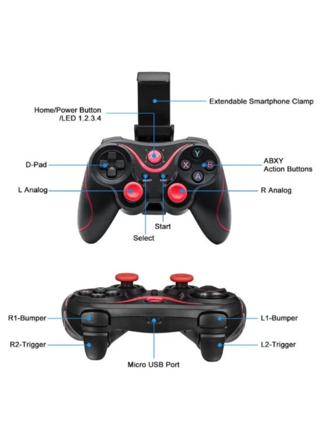 Mobile gaming wireless controller - Android/iOS Smartphones, Tablets, PC & Smart TV Box