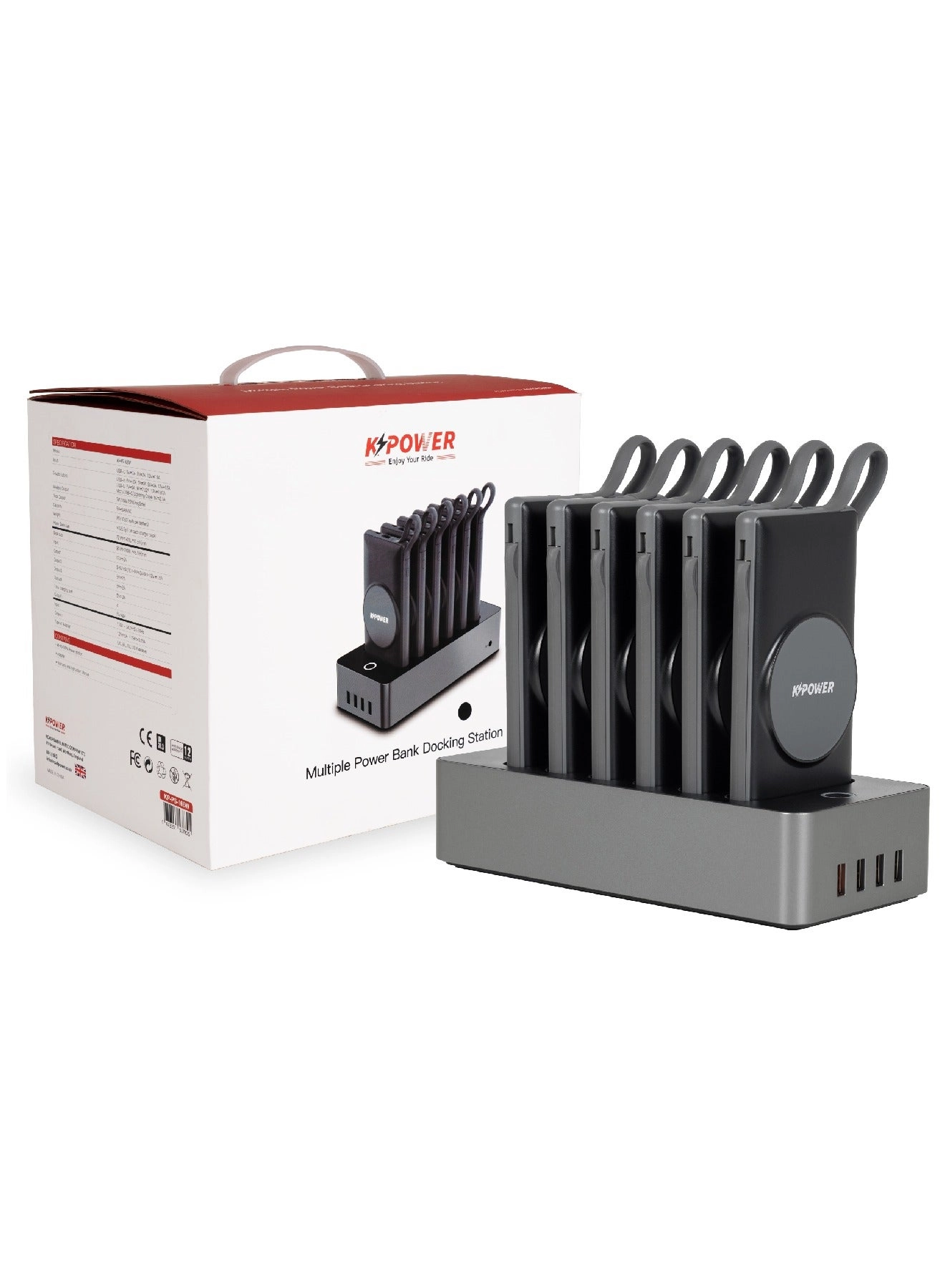 KP-PS-166W - 10000mAh 5V--3A(MAX) QC 4 Wireless