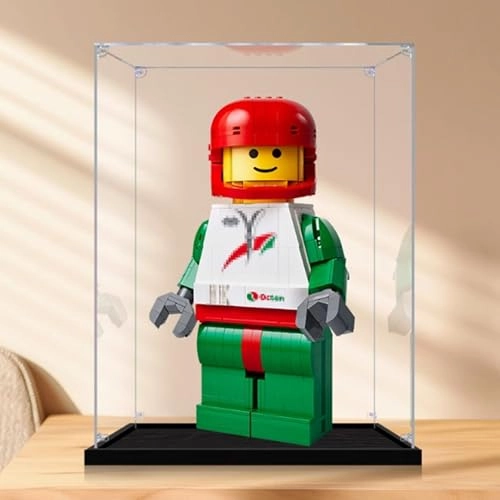Acrylic Display Box - 2mm Transparent Dust Box for LEGO 40819 People Model