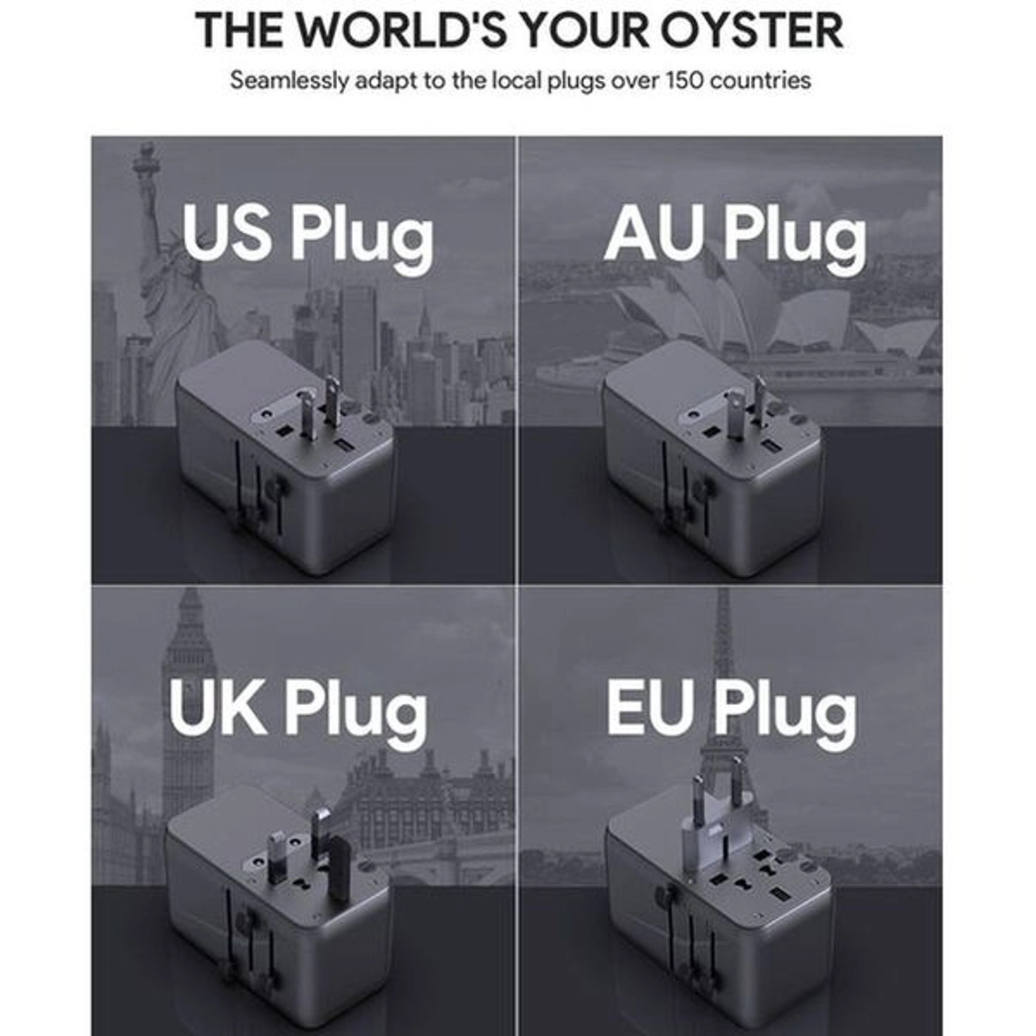 Travel Mate - US UK EU Au 100W