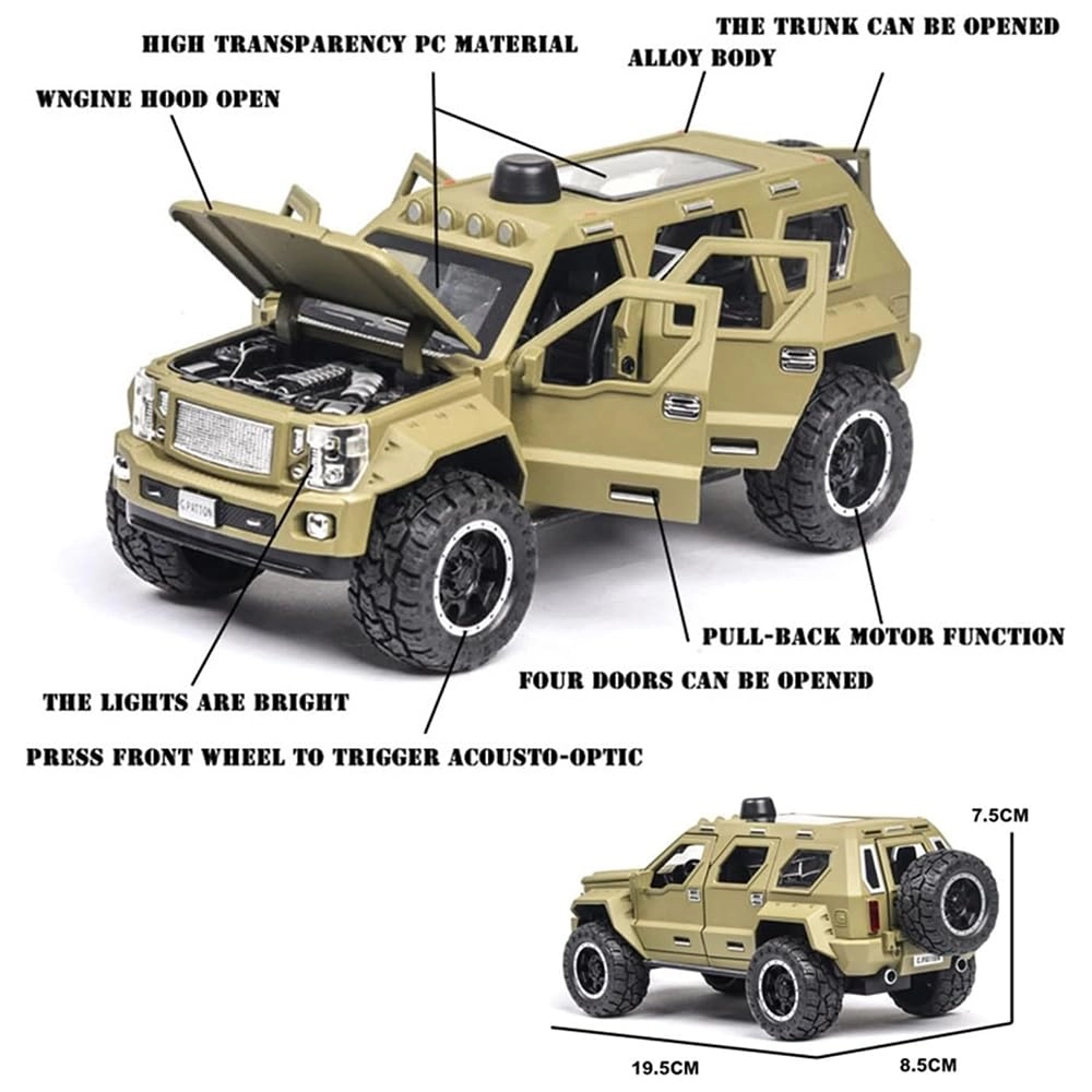 G Patton - 1:24 1pcs