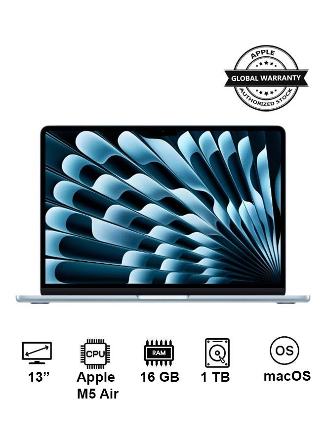 Apple MacBook Air MDHJ4 - 13'' M5 Air 16GB DDR4 1TB SSD