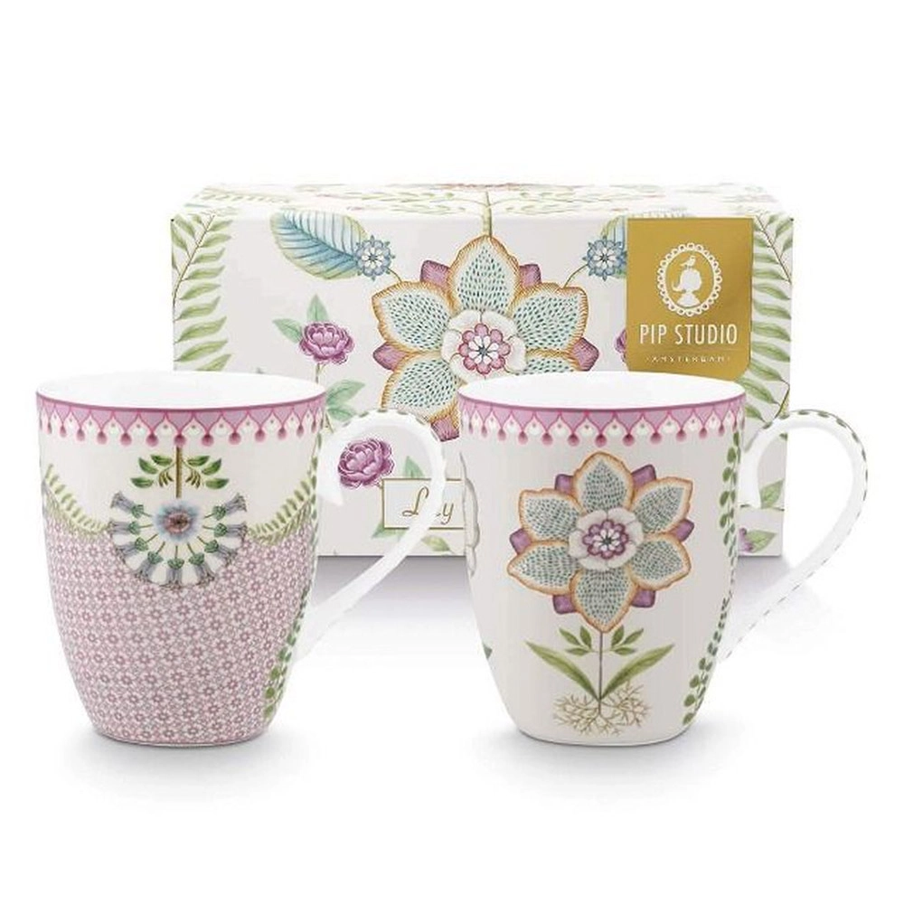 PIP STUDIO Lily & Lotus Mug - 2 pcs - 350 ml