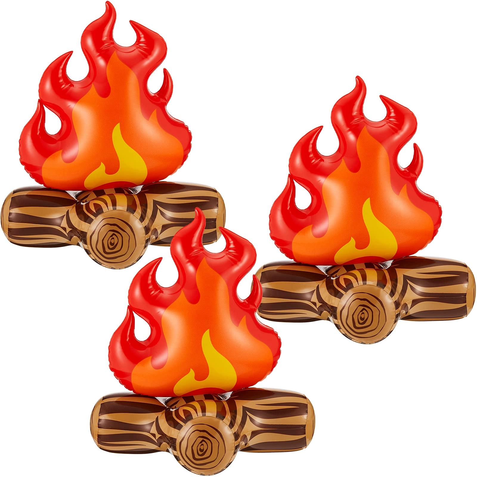 Sumind Inflatable Fake Campfire - 3 Pieces Birthday