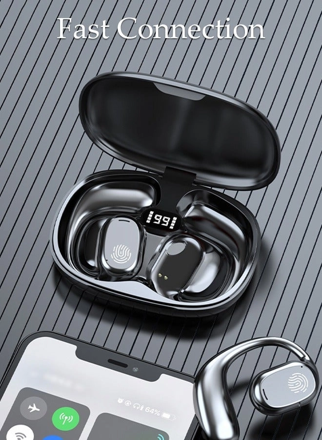 Clip On Bluetooth Earphones Wireless Earbud