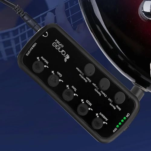 Portable Guitar/Bass Headphone Amp - USB Multi-Effects Recording