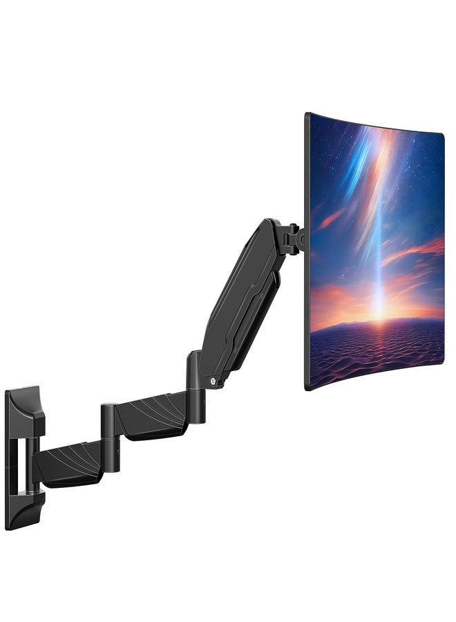 ErgoFocus Long Arm Monitor Wall Mount - Single 32 inch 100x100