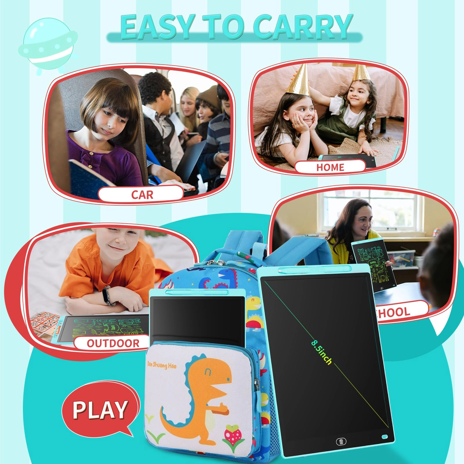 LCD Writing Tablet - 2 Pack stylus