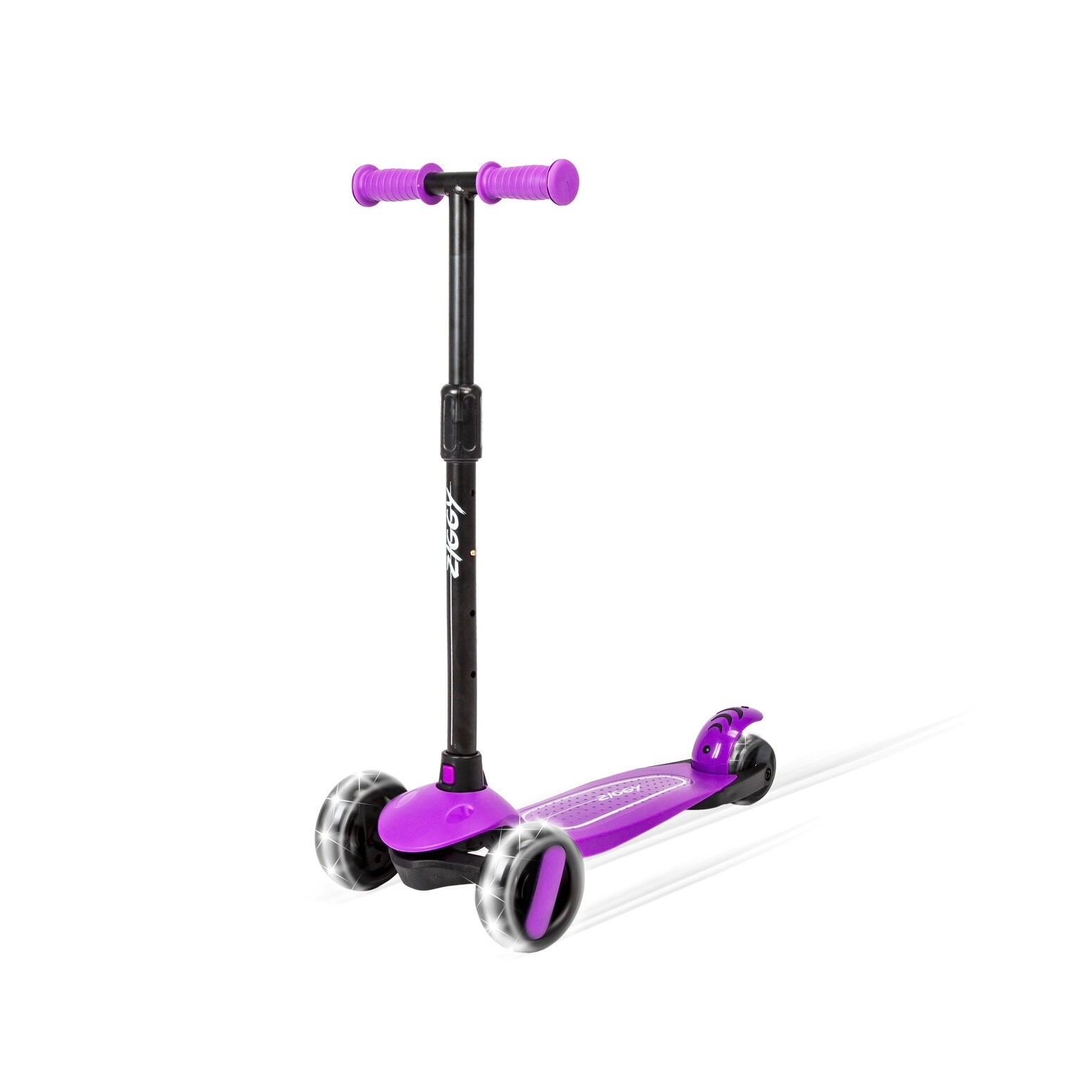 Tilt 3-Wheel Kick Scooter – LED