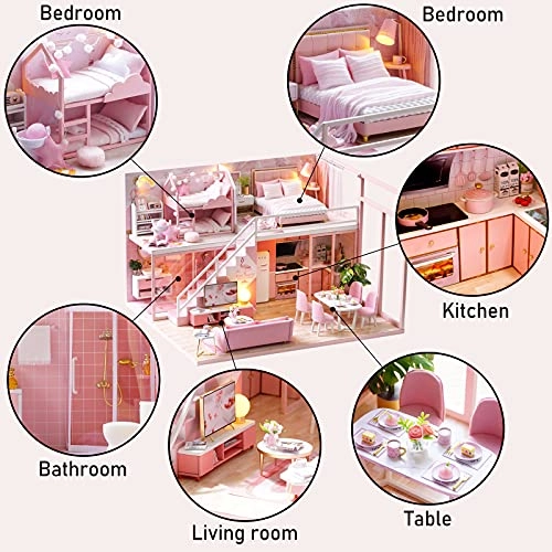 DIY Miniatures Dollhouse Kit - 1:24