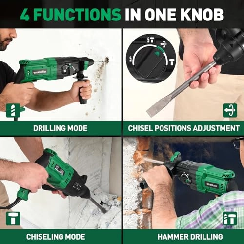 SDS-Plus Rotary Hammer Drill - 8 Amps 1"