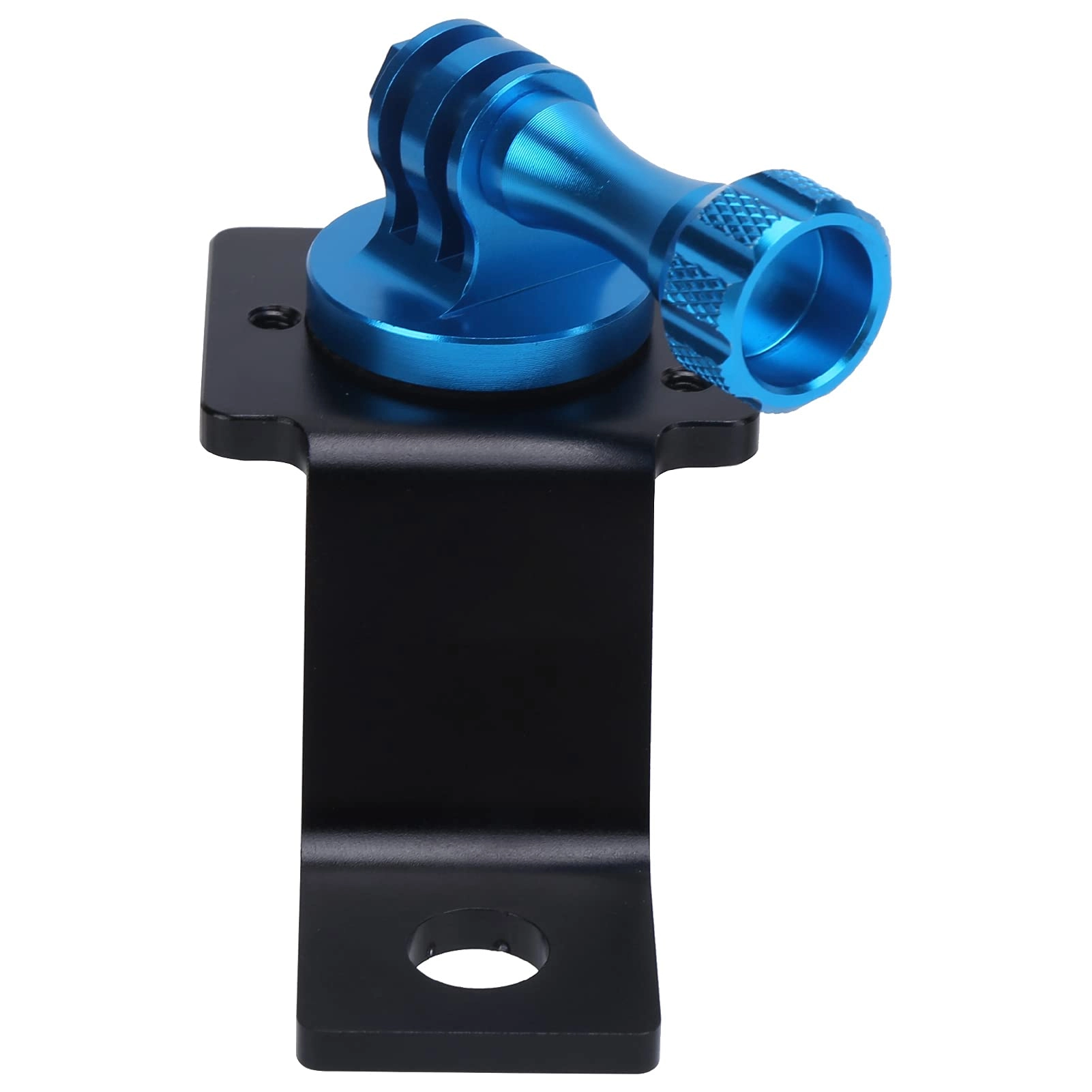 Sahgsa Rearview Mirror Mount - Motorcycle Blue Aluminum Alloy