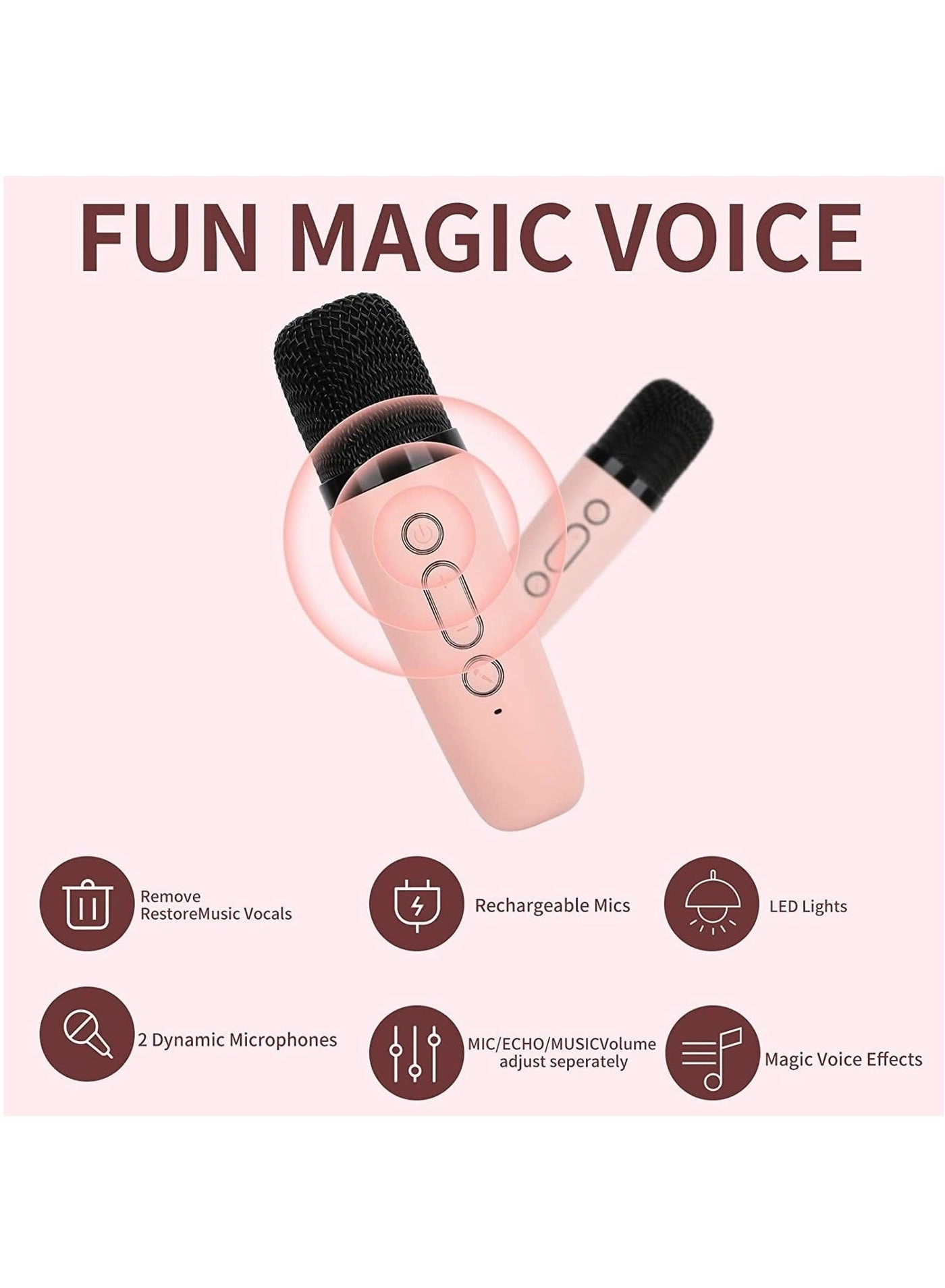 Mini Karaoke Machine - Ages 2-12
