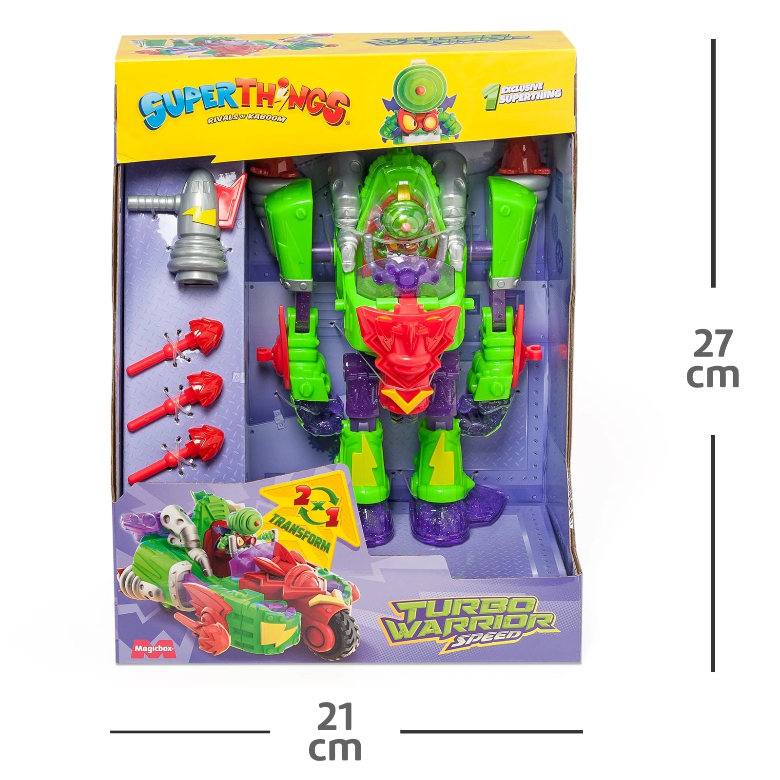 Turbo Warrior Speed - SuperThings Transformable (3 pcs.)