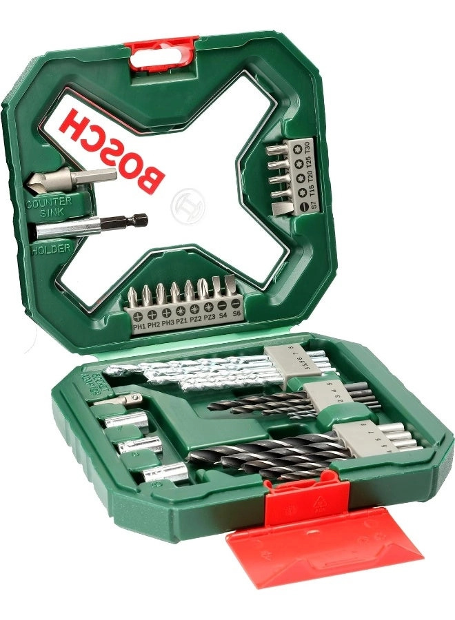 Bosch X-Line Classic - 34-piece Drill and Screwdriver Bit Set