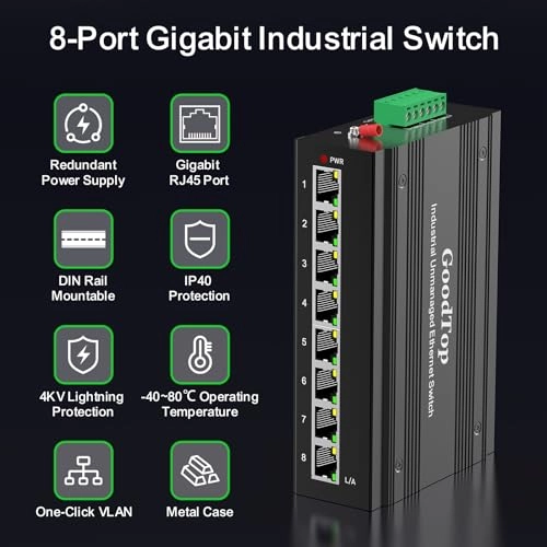 8 Port Gigabit 8-ports