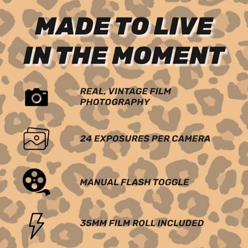 Disposable Film Camera - 35mm 24 Shots Built-In Flash