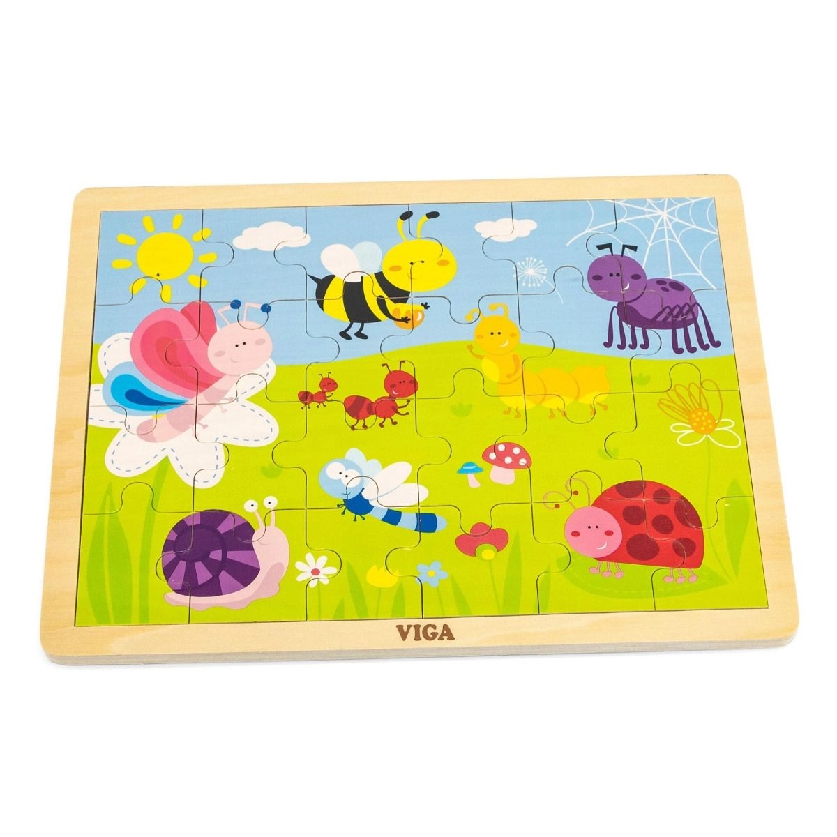 VIGA Park Wooden Puzzle (SW-50199) - 24 pcs