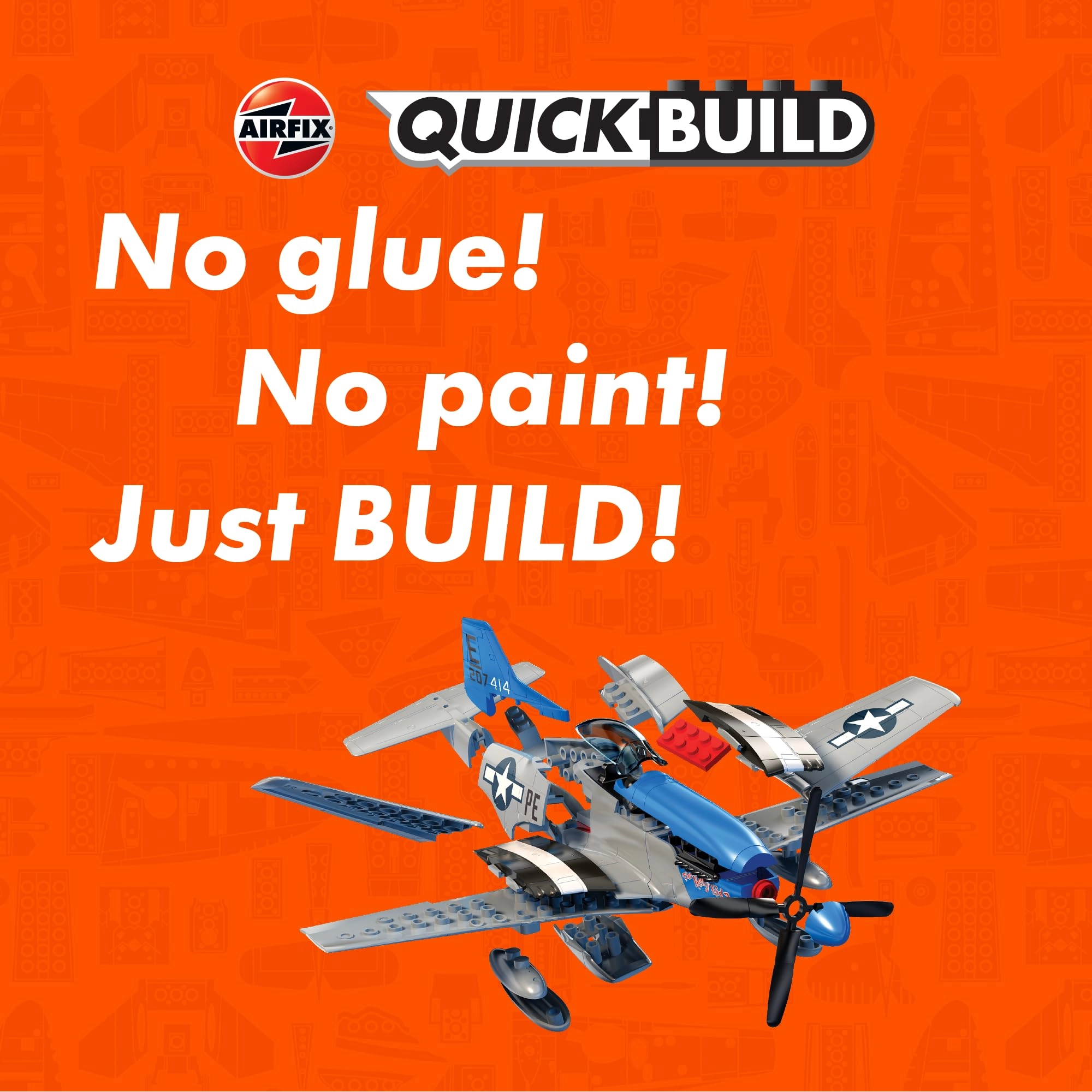 P-51D Mustang Model Kit (J6046) - Quickbuild