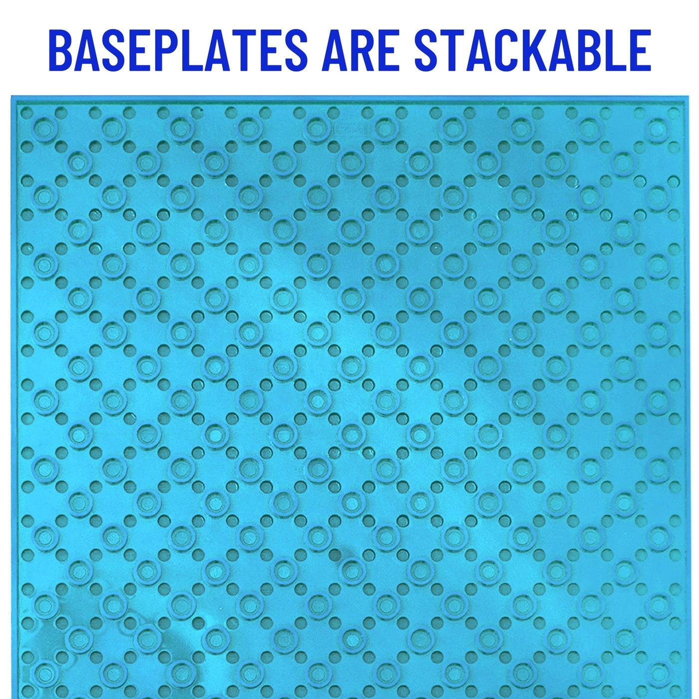 Stackable Baseplates - 12 pcs