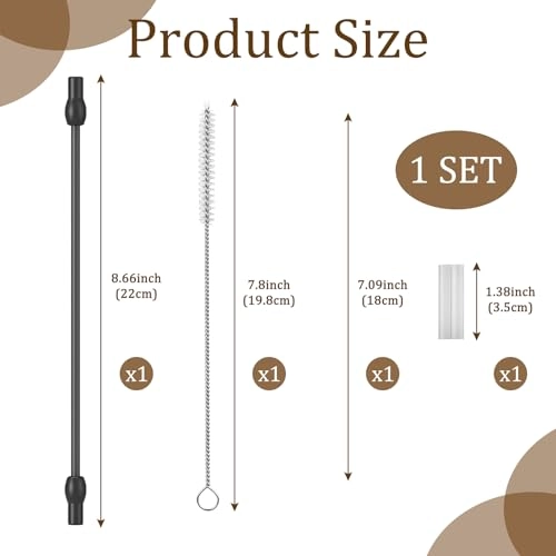 Milk Hose - EQ6 compatible + Stainless Steel Milk Tube - 304 Stainless Steel + Cleaning Brush