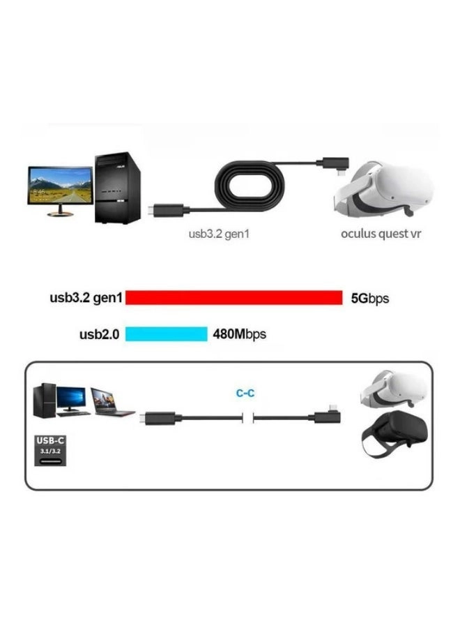 Standard Cable 5Gbps USB-C to USB-C 5m TPU