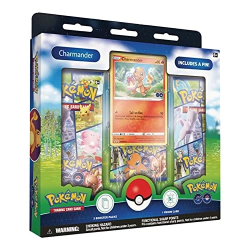 Pokémon Pokemon Go Pin Collection - Charmander 3 booster packs