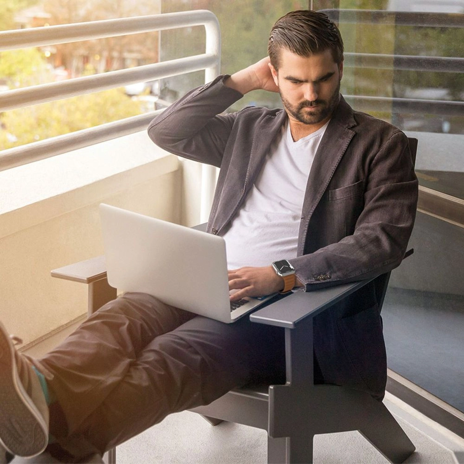 Silicone Magnetic Strap for Apple Smart Watch - 42/44/45 mm