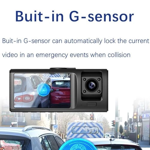 Dash Cam - 1080P+480P+480P