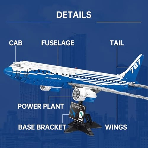 787 Airplane - 1353 pcs