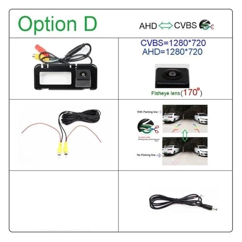 Car Rear View Camera - Night vision 1920 x 1080P