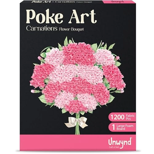 Poke Art Carnations Flower
