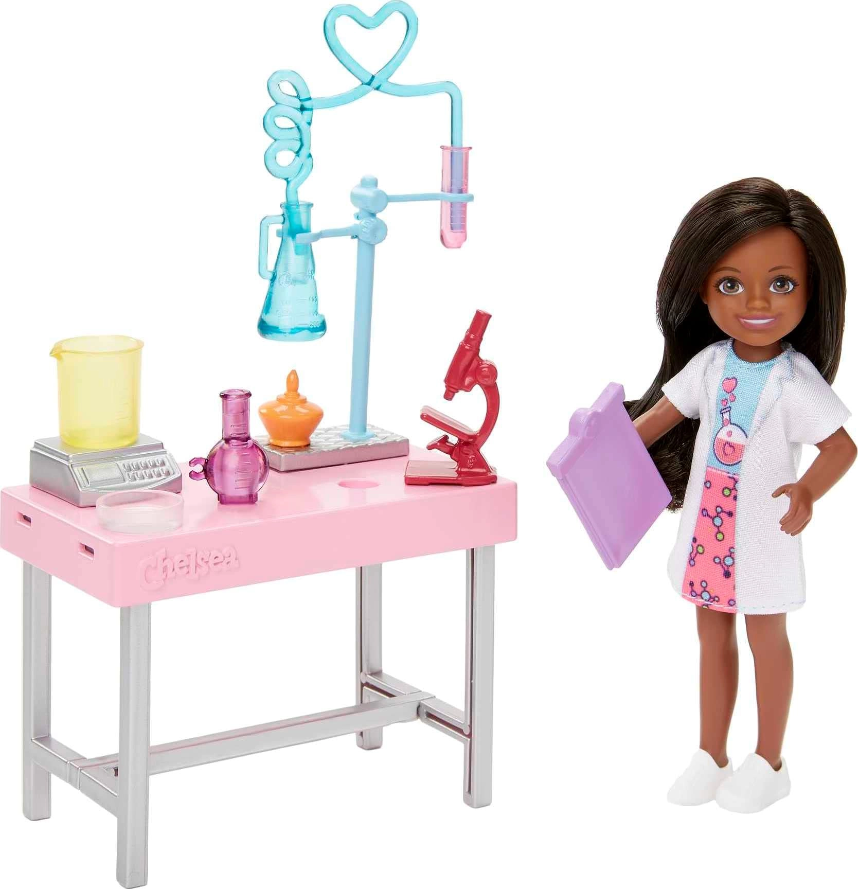 Barbie Chelsea Doll - Plastic Scientist Playset Ages 3+