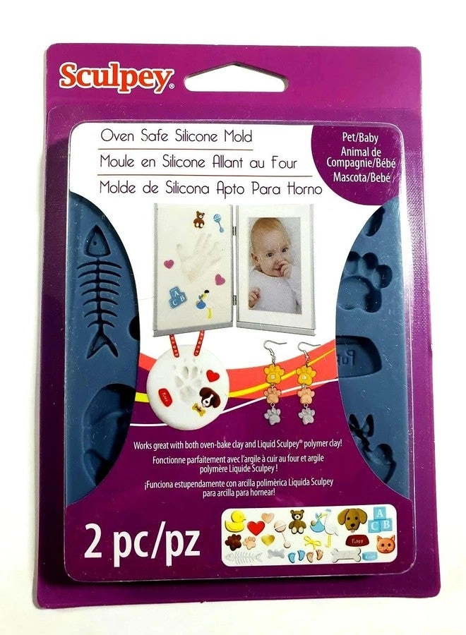 Sculpey Flexible Oven Safe Silicone Pet/Baby Mold
