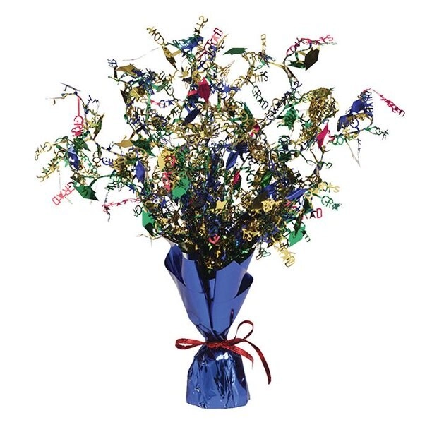 CREATIVE CONVERTING Foil Spray Centerpiece - one Graduation